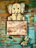 Elephant Door Hanger – Nursery & Hospital Baby Announcement