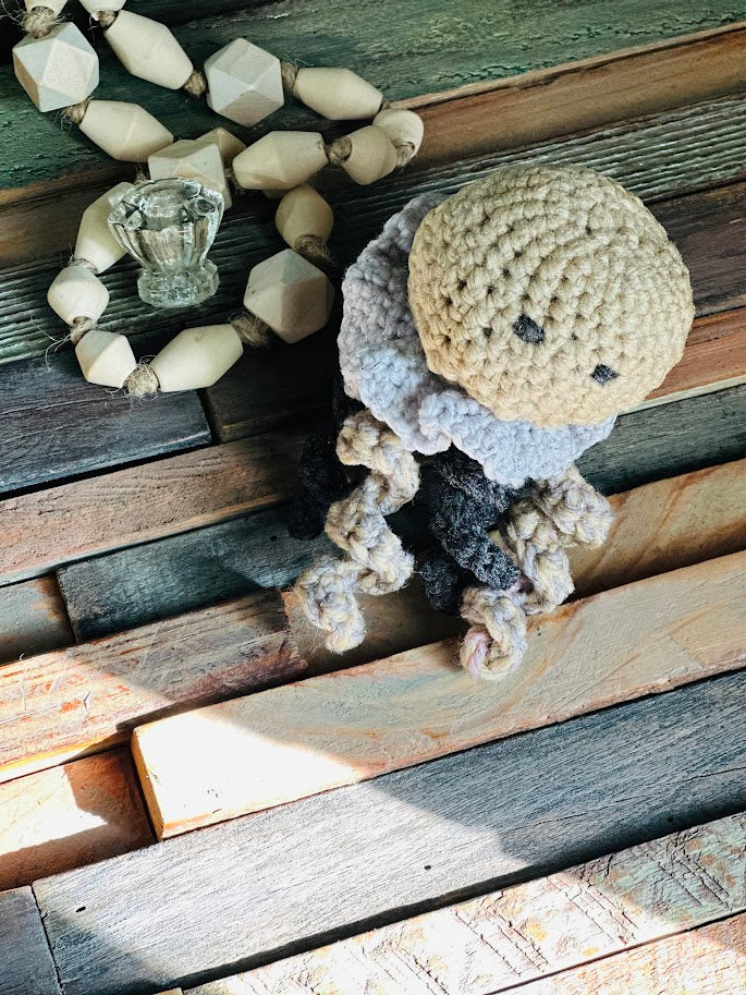 Mallow Handmade Crochet Jellyfish Plush – Stuffed Toy