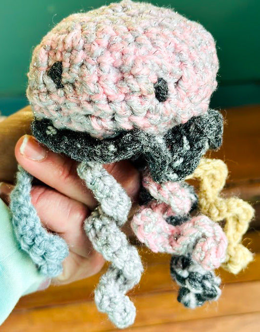 Pebble Handmade Crochet Sea Goblin Plush – Stuffed Toy