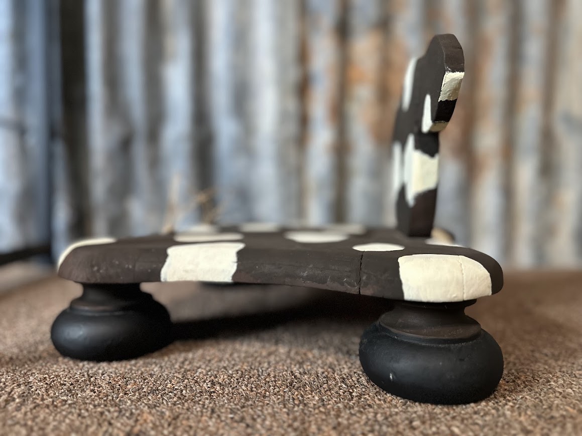 Reclaimed Wood Handmade Cow Display Riser