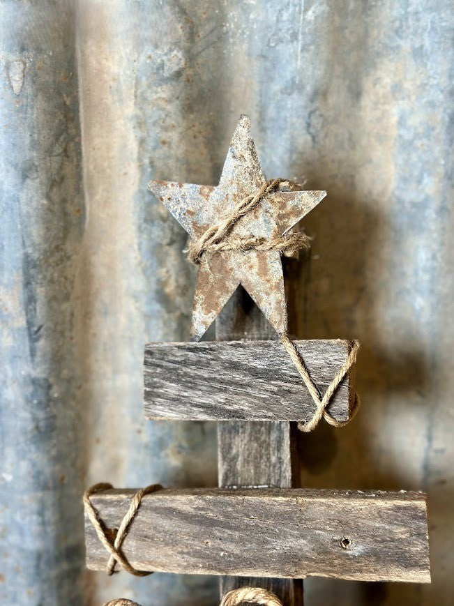 Rustic Wooden Christmas Tree Trio – Indoor & Outdoor Decor